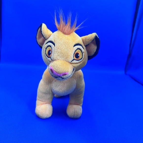 Disney Other - Disney Lion King Simba Plush Standing Stuffed Animal Toy Just Play 8 inch